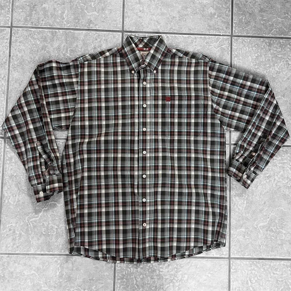 Cinch Button Down Shirt Men's Small Long Sleeve Western